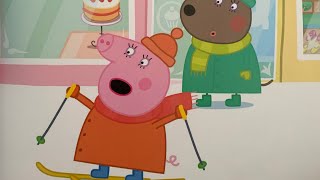 Peppa Pig Peppa Goes Skiing  Peppa Pig Storybook Read Aloud [upl. by Ajnos]