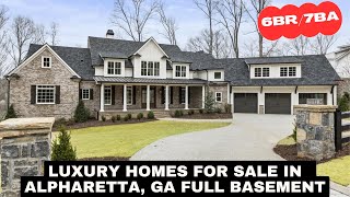 Alpharetta GA Homes For Sale  2024 Tours Of Atlanta Ga Homes For Sale [upl. by Aro386]