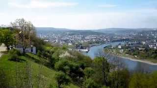 Blick über Koblenz von Ehrenbreitstein [upl. by Akirahc]