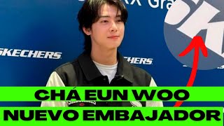 Cha Eun Woo y Su Entrevista Como Nuevo Embajador KPOP NUNU ASTRO AROCHA KPOPNEWS kdramas kpop [upl. by Broeder769]