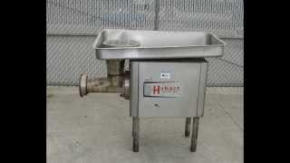 Hobart model 4156 meat grinder 15 hp motor [upl. by Quincey]