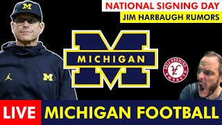 Michigan Football Recruiting News  2024 National Signing Day Special  Jim Harbaugh Rumors  LIVE [upl. by Theda]