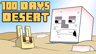 100 Days  Minecraft DESERT [upl. by Lash764]