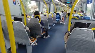 Train ride to Oakleigh station walk around Melbourne [upl. by Llehctim]