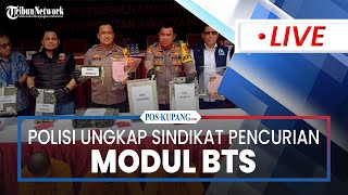 🔴Polsek Metro Menteng Ungkap Sindikat Pencurian Modul BTS dengan Kerugian Rp120 Miliar [upl. by Etom]