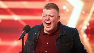 Simon STOPS Opera Singer Gruffydd’s First Audition But His ‘Second Chance’ Earns Him GOLDEN BUZZER [upl. by Lemuel]