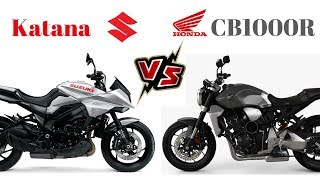 Suzuki Katana vs Honda CB1000r 2019 [upl. by Flieger960]