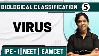 BIOLOGICAL CLASSIFICATION 05  Viruses  Botany  Class 11NEETEAMCET [upl. by Tomkins]