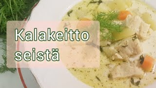 Edullinen ja helppo kalakeitto nam 🐟 fishsoup 🐟 [upl. by Lletnahs]