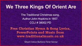 We Three Kings Of Orient Aretubaviola section  Christmas Carols Lyrics amp Music [upl. by Zachar600]