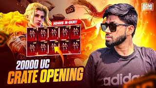 WORLD BEST IGNIS XSUIT CRATE OPENING  SPENT 20000 UC MAX OUT 🔥 [upl. by Ytsanyd]