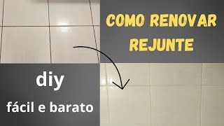 como renovar rejunte fácil [upl. by Merry796]