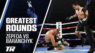 Zepeda Rises Up And Knocks Out Baranchyk  GREATEST BOXING ROUNDS [upl. by Bolanger462]