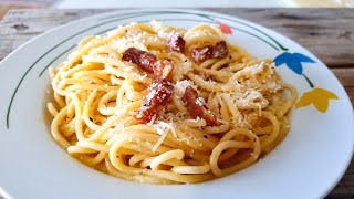 Kako se prave Špageti Carbonara  Savršen ručak [upl. by Ylle]