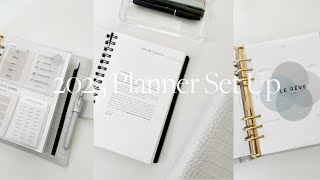 My 2023 Planner Set Up Spiral Goal Planner amp Custom Main Agenda  MadyPlans [upl. by Notsrik662]