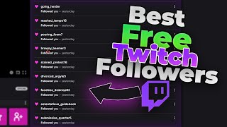 HOW TO GET FREE FOLOWERS ON TWITCH ON 2024 [upl. by Akire]