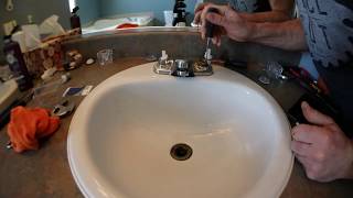 How to Fix a Dripping Faucet DeltaWaltecPeerless Faucet [upl. by Yelyk]