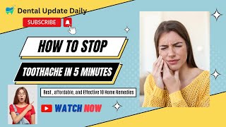 10 Best Toothache Relief Home Remedies  FAST amp 100 EFFECTIVE [upl. by Enyar]