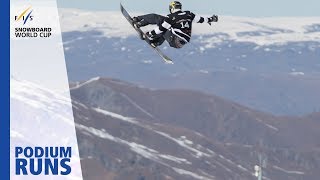 Mons Roisland  Mens Big Air  Cardrona  3rd place  FIS Snowboard [upl. by Nuawtna]