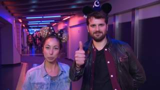 Frank Matano e Tess Masazza commentano il giro su Star Tours a Disneyland Paris [upl. by Nuahsad]