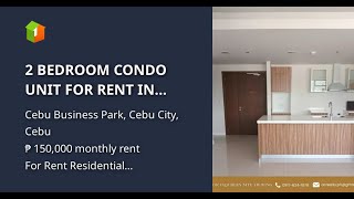 2 BEDROOM CONDO UNIT FOR RENT IN ALCOVES AYALA CENTER CEBU [upl. by Mercado746]