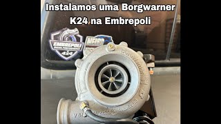 Instalamos uma Borgwarner K24 na F250 Cummins 4BT na Embrepoli [upl. by Dorison]