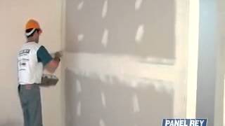 Como instalar um painel de drywall da Panel Rey [upl. by Zetnauq629]