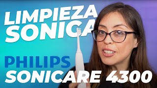 Limpieza SONICA Cepillo Dental Philips SONICARE 4300 Mi experiencia [upl. by Miru]