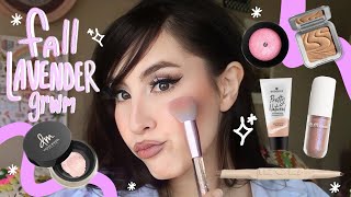 ICY LAVENDER FALL GRWM FEMBOTrembeautyTRYING NEW MAKEUPSHEGLAMDANESSA MYRICKS PINK POWDER [upl. by Sawyere49]