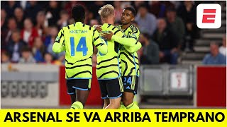 GOL DEL ARSENAL Reiss Nelson no perdenó el HORROR del Brentford y pone el 10  Carabao Cup [upl. by Eal]