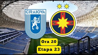 LiveUniversitatea CraiovaFCSB  Superliga Etapa 23  FCSB face instructie cu oltenii lu Rotaru [upl. by Gaw]