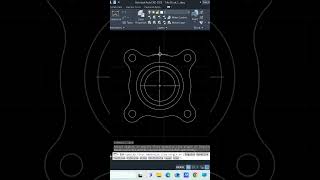 How to create this part in AutoCAD autocad tutorial [upl. by Fugate921]