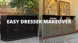 EASY Flutted Dresser Makeover [upl. by Ysabel]