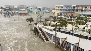 5 Minute ago in Florida Hurricane Milton makes landfall in florida bring tornadoes and floods [upl. by Om]