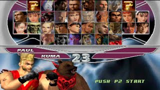 Tekken Tag Tournament  paul  kuma [upl. by Cayla]