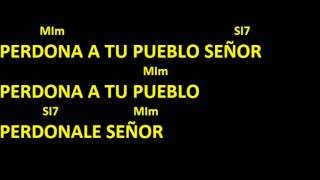 CANTOS PARA MISA  PERDONA A TU PUEBLO SEÑOR  ACORDES  LETRA  CUARESMA [upl. by Llesig]