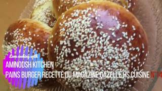 🍔Recette pain burger maison très facile [upl. by Sadie516]