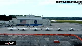 Military Flight Line Cam Thursday at NASA Wallops [upl. by Haimes]