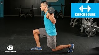 Barbell Reverse Lunge  Exercise Database [upl. by Ailemor]