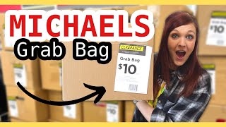 YOU WONT BELIEVE WHAT I GOT IN MICHAELS 10 MYSTERY BAGS  10 MYSTERY BOXES FROM MICHAELS 2023 [upl. by Esac]