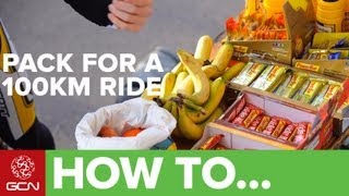 What To Take On A 100km Ride  Cycling Tips [upl. by Juieta199]