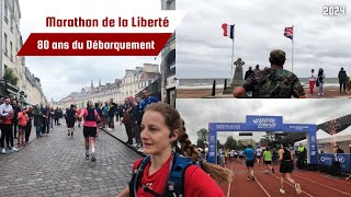 Je cours mon 2ème marathon  • Marathon de la Liberté • Caen 2024 [upl. by Arbed]