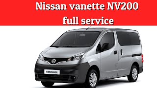 Nissan  vanette  NV200  full service [upl. by Belanger616]