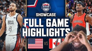 CANADA vs USA  USAB SHOWCASE  FULL GAME HIGHLIGHTS  July 10 2024 [upl. by Terra111]