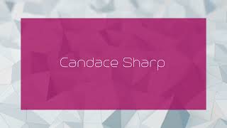 Candace Sharp  appearance [upl. by Janela]