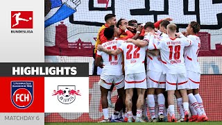 OpendaStrike Makes The Difference  1 FC Heidenheim 1846  RB Leipzig 01  Highlights  MD 6 [upl. by Sueddaht351]