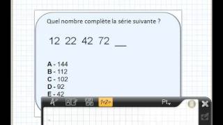 Tests psychotechniques séries numérique 1 [upl. by Camp336]