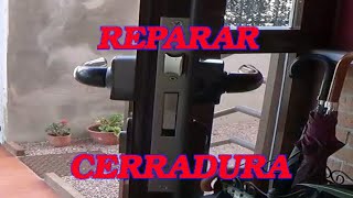 COMO REPARAR CERRADURA SE ATASCA LOCK REPAIR STALLS [upl. by Nivan]