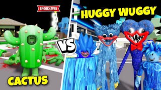 CACTUS VS CLAN HUGGY WUGGY AU JEUX OLYMPIQUE DES BLEUS  BROOKHAVEN  ROBLOX [upl. by Eibbed751]