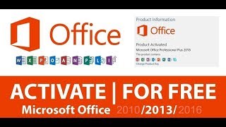 Permanently activate Microsoft Office 2016 Without product key 100 Working [upl. by Bigler]